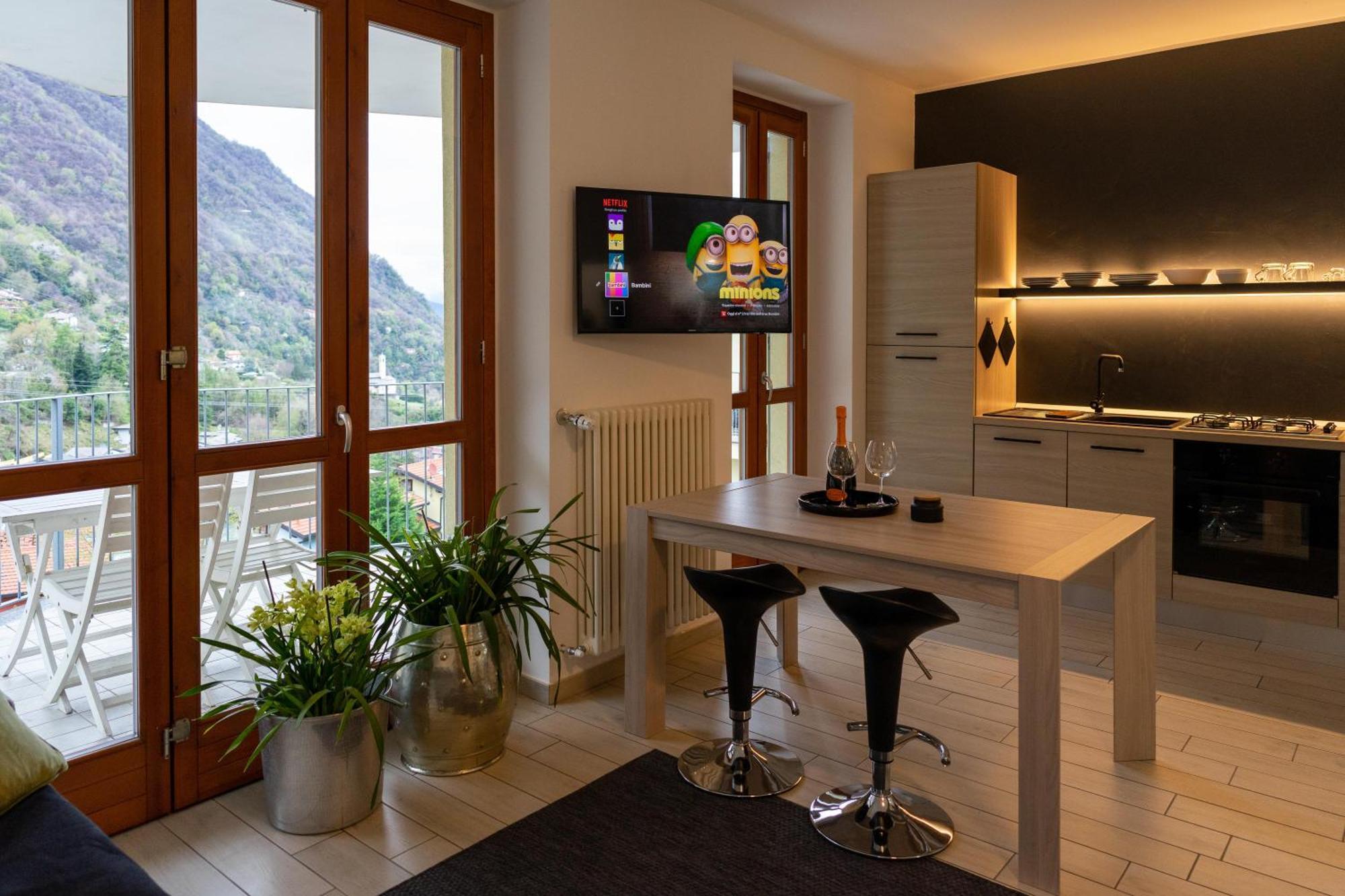Vista Dolce Isola _ Lakeview Pool, Terrace & Garden Apartment Argegno Eksteriør bilde